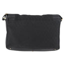 BOTTEGA VENETA Umhängetasche Canvas Schwarz Gold Auth bs33726-2