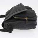 BOTTEGA VENETA Umhängetasche Canvas Schwarz Gold Auth bs33726-4