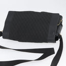 BOTTEGA VENETA Umhängetasche Canvas Schwarz Gold Auth bs33726-6