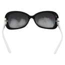 GUCCI Sunglasses plastic Black White Auth bs33727-3