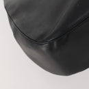 CARTIER Tote Tas Leer Zwart Goud Auth bs33730-13