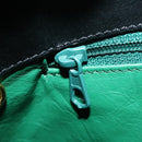 CARTIER Tote Tas Leer Zwart Goud Auth bs33730-19