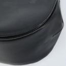 CELINE Shoulder Bag Leather Black Silver Auth bs33732-15