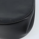CELINE Shoulder Bag Leather Black Silver Auth bs33732-17