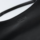 CELINE Shoulder Bag Leather Black Silver Auth bs33732-19