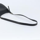 CELINE Shoulder Bag Leather Black Silver Auth bs33732-7