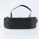CELINE Shoulder Bag Leather Black Silver Auth bs33732-5