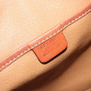 CELINE Macadam Canvas Backpack PVC Leather Brown Gold Auth bs33733-19