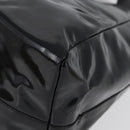 PRADA Hand Bag Patent leather Black Silver Auth bs33735-14