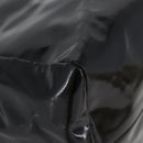 PRADA Hand Bag Patent leather Black Silver Auth bs33735-15