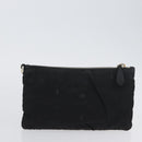 PRADA Pouch Nylon 2 Set Khaki Black Auth bs33737-10