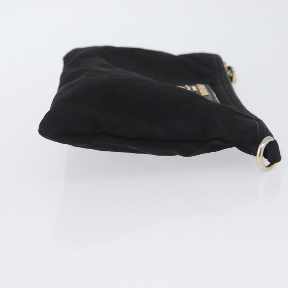 PRADA Pouch Nylon 2 Set Khaki Black Auth bs33737