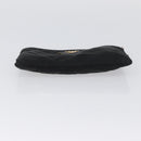 PRADA Pouch Nylon 2 Set Khaki Black Auth bs33737-13
