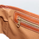 CELINE Macadam Canvas Shoulder Bag PVC Leather Brown Gold Auth bs33742-22
