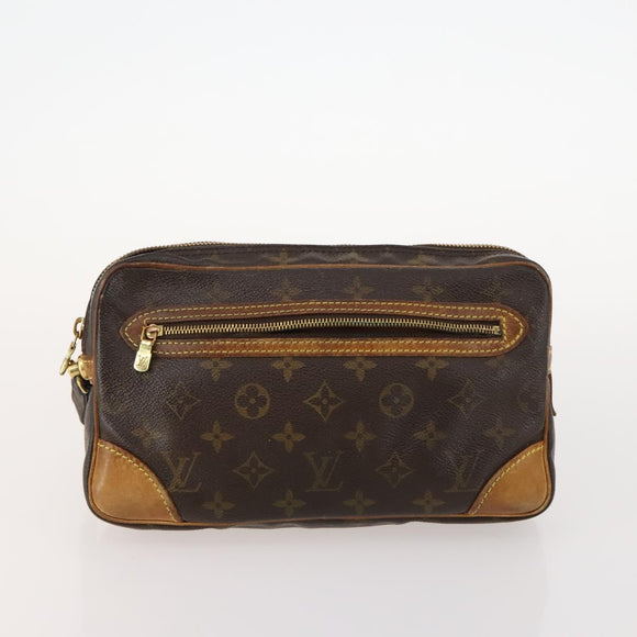 LOUIS VUITTON Monogram Clutch Bag 2 Set LV Auth bs33746