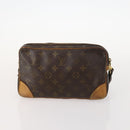 LOUIS VUITTON Monogram Clutch Bag 2 Set LV Auth bs33746-3