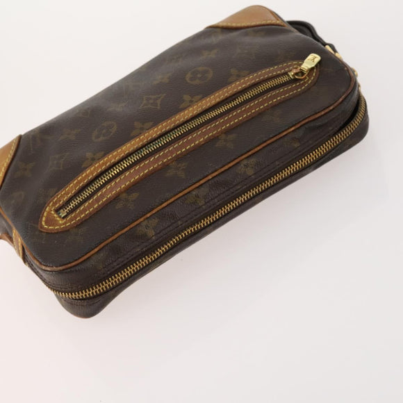 LOUIS VUITTON Monogram Clutch Bag 2 Set LV Auth bs33746