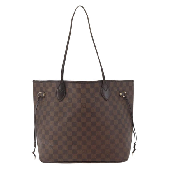 LOUIS VUITTON Damier Ebene Neverfull MM Tote Bag N51105 LV Auth bs33749