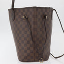 LOUIS VUITTON Damier Ebene Neverfull MM Tote Bag N51105 LV Auth bs33749-4