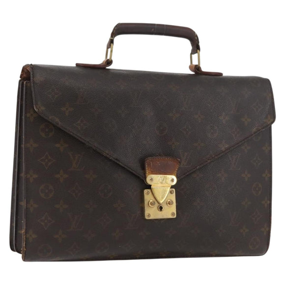 LOUIS VUITTON Monogram Serviette Conseiller Briefcase M53331 LV Auth bs33750