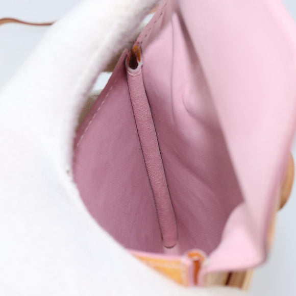 LOUIS VUITTON Monogram Vernis Kenmare Shoulder Bag Marshmallow Pink Auth bs33752