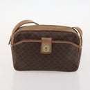 CELINE Macadam Canvas Shoulder Bag PVC Leather 2 Set Brown Auth bs33753-10