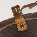 CELINE Macadam Canvas Shoulder Bag PVC Leather 2 Set Brown Auth bs33753-17