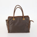 CELINE Macadam Canvas Shoulder Bag PVC Leather 2 Set Brown Auth bs33753-2