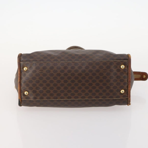 CELINE Macadam Canvas Shoulder Bag PVC Leather 2 Set Brown Auth bs33753