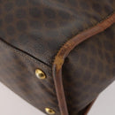 CELINE Macadam Canvas Shoulder Bag PVC Leather 2 Set Brown Auth bs33753-8