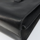 Christian Dior Hand Bag Leather Black Gold Auth bs33762-17