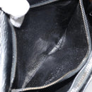 Christian Dior Hand Bag Leather Black Gold Auth bs33762-25