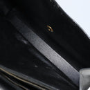 Christian Dior Hand Bag Leather Black Gold Auth bs33762-28