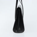 Christian Dior Hand Bag Leather Black Gold Auth bs33762-3