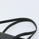 Christian Dior Hand Bag Leather Black Gold Auth bs33762-14
