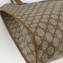 GUCCI GG Supreme Tote Bag PVC Beige Gold 92 02 998 Auth bs33769-11