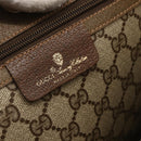GUCCI GG Supreme Tote Bag PVC Beige Gold 92 02 998 Auth bs33769-15