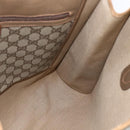 GUCCI GG Supreme Tote Bag PVC Beige Gold 92 02 998 Auth bs33769-17