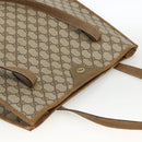 GUCCI GG Supreme Tote Bag PVC Beige Gold 92 02 998 Auth bs33769-6