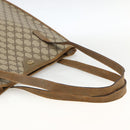 GUCCI GG Supreme Tote Bag PVC Beige Gold 92 02 998 Auth bs33769-7