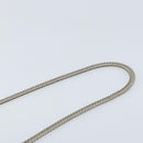 SAINT LAURENT Chain Shoulder Bag Leather White Silver Auth bs33774-8