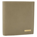 GUCCI Wallet Leather Beige Gold 034 4276 0781 0 Auth bs33775-1