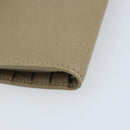 GUCCI Wallet Leather Beige Gold 034 4276 0781 0 Auth bs33775-15