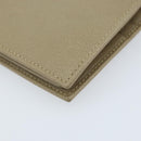 GUCCI Wallet Leather Beige Gold 034 4276 0781 0 Auth bs33775-16