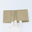 GUCCI Wallet Leather Beige Gold 034 4276 0781 0 Auth bs33775-8