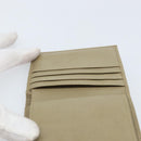 GUCCI Wallet Leather Beige Gold 034 4276 0781 0 Auth bs33775-20