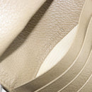 GUCCI Wallet Leather Beige Gold 034 4276 0781 0 Auth bs33775-12