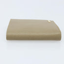 GUCCI Wallet Leather Beige Gold 034 4276 0781 0 Auth bs33775-4