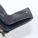 SAINT LAURENT Wallet Leather Black Gold Auth bs33776-18