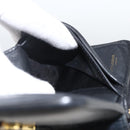 SAINT LAURENT Wallet Leather Black Gold Auth bs33776-21